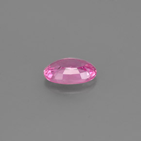 0.54캐럿 천연 핑크 사파이어, 타원형 컷, 5.9×4.1 mm, VS