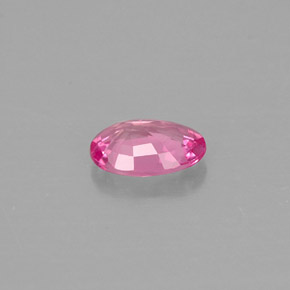 0.48캐럿 천연 핑크 사파이어, 타원형 컷, 5.8×4 mm, VS