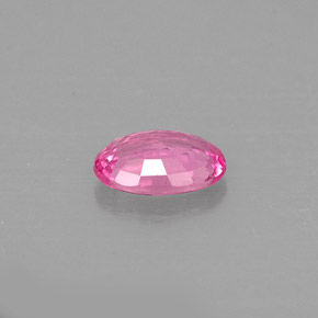0.53캐럿 천연 핑크 사파이어, 타원형 컷, 6×4.1 mm, VS
