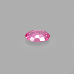 0.47캐럿 천연 핑크 사파이어, 타원형 컷, 5.9×4.1 mm, VVS