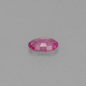 0.46캐럿 천연 핑크 사파이어, 타원형 컷, 6×4.1 mm, VVS-VS
