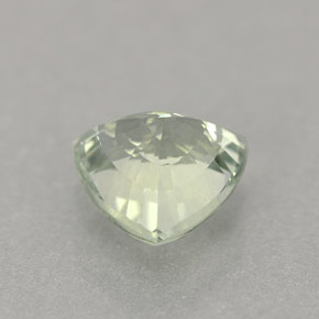 1.06캐럿 천연 라이트 그린 사파이어, 트릴리언, 6.2×6.2 mm, VVS