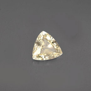 0.78캐럿 천연 라이트 옐로우 사파이어, 트릴리언, 6.3×6 mm, VVS