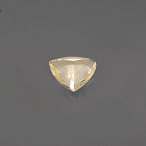 0.78캐럿 천연 라이트 옐로우 사파이어, 트릴리언, 6.3×6 mm, VVS