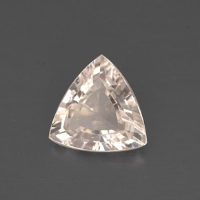 0.69캐럿 천연 라이트 오렌지 사파이어, 트릴리언, 6.2×6.1 mm, VVS