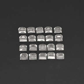 캐럿 천연 화이트 사파이어 보석, 스퀘어, 2.6×2.5 mm, VVS