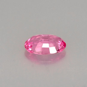 0.56캐럿 천연 핑크 사파이어, 타원형 컷, 6.2×4.3 mm, VVS-VS