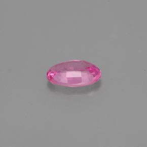 0.53캐럿 천연 핑크 사파이어, 타원형 컷, 6×4.1 mm, VVS