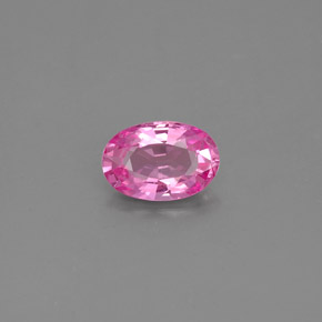 0.48캐럿 천연 핑크 사파이어, 타원형 컷, 5.9×4 mm, VS