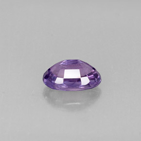0.63캐럿 천연 핑크빛 바이올렛 사파이어, 타원형 컷, 5.9×4 mm, VVS