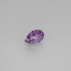0.92캐럿 천연 바이올렛 사파이어, 브리올레트, 6.3×4.1 mm, VS