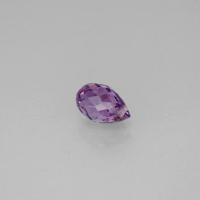 0.92캐럿 천연 바이올렛 사파이어, 브리올레트, 6.3×4.1 mm, VS