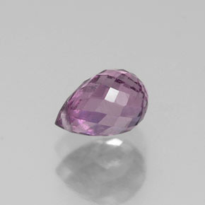 0.95캐럿 천연 핑크빛 바이올렛 사파이어, 브리올레트, 6×4.4 mm, VS-SI