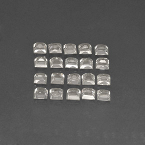 캐럿 천연 화이트 사파이어 보석, 스퀘어, 2.6×2.6 mm, VVS-VS