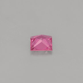 0.54캐럿 천연 핑크 사파이어, 스퀘어, 4.6×4.5 mm, VS