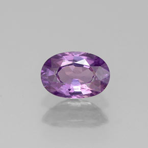 0.61캐럿 천연 바이올렛 사파이어, 타원형 컷, 6×4.1 mm, VS