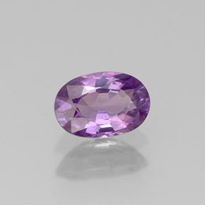 0.61캐럿 천연 바이올렛 사파이어, 타원형 컷, 6×4.1 mm, VS