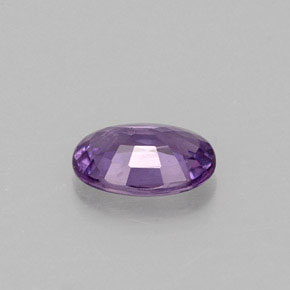 0.50캐럿 천연 바이올렛 사파이어, 타원형 컷, 6×4.2 mm, VVS-VS