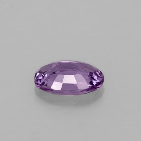 0.52캐럿 천연 바이올렛 사파이어, 타원형 컷, 6.1×4.2 mm, VVS