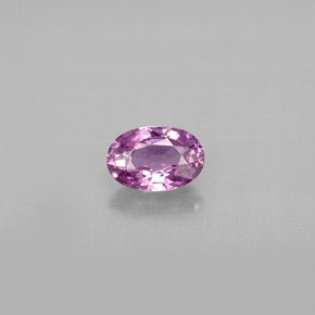 0.64캐럿 천연 바이올렛 사파이어, 타원형 컷, 6×4 mm, VS