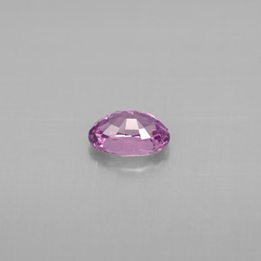 0.64캐럿 천연 바이올렛 사파이어, 타원형 컷, 6×4 mm, VS