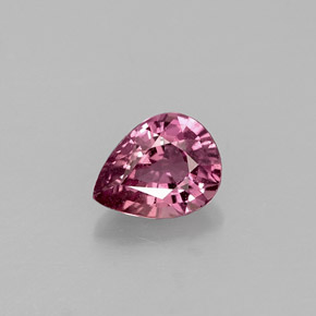 0.58캐럿 천연 로즈 사파이어, 배 모양, 5.7×4.4 mm, VS