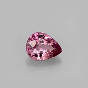 0.58캐럿 천연 로즈 사파이어, 배 모양, 5.7×4.4 mm, VS