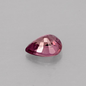 0.58캐럿 천연 로즈 사파이어, 배 모양, 5.7×4.4 mm, VS