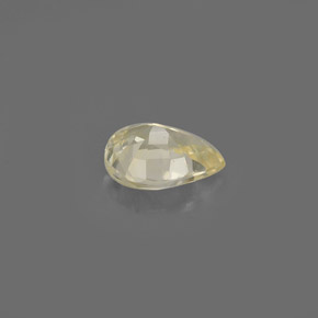 0.44캐럿 천연 골든 옐로우 사파이어, 배 모양, 5.5×4.3 mm, VVS