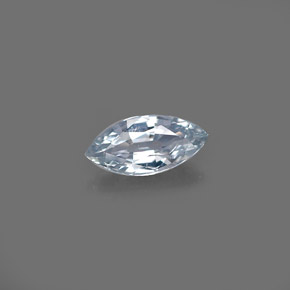 0.29캐럿 천연 라이트 블루 사파이어, 마퀴즈, 6.3×3 mm, VVS
