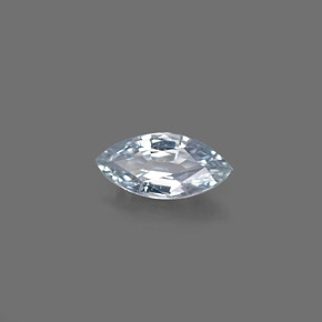 0.29캐럿 천연 라이트 블루 사파이어, 마퀴즈, 6.3×3 mm, VVS