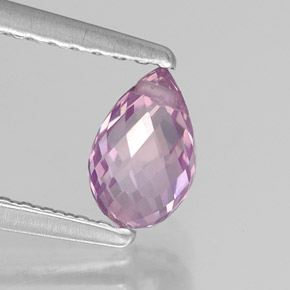 0.78캐럿 천연 퍼플 핑크 사파이어, 브리올레트, 6.3×4 mm, VVS-VS