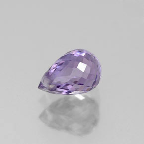 0.81캐럿 천연 바이올렛 사파이어, 브리올레트, 5.8×4.1 mm, VS