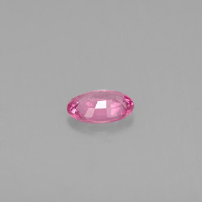 0.45캐럿 천연 핑크 사파이어, 타원형 컷, 5.8×4.1 mm, VVS