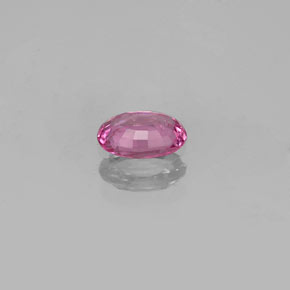 0.46캐럿 천연 핑크 사파이어, 타원형 컷, 5.8×4.1 mm, VVS
