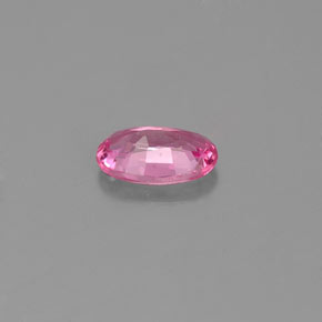 0.54캐럿 천연 핑크 사파이어, 타원형 컷, 6.2×4 mm, VS
