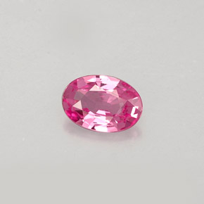 0.47캐럿 천연 핑크 사파이어, 타원형 컷, 5.9×4.1 mm, IF