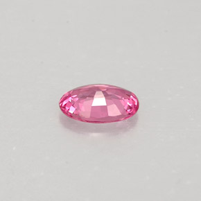 0.47캐럿 천연 핑크 사파이어, 타원형 컷, 5.9×4.1 mm, IF