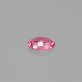 0.47캐럿 천연 핑크 사파이어, 타원형 컷, 5.6×4 mm, VVS-VS