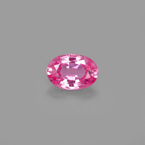 0.49캐럿 천연 핑크 사파이어, 타원형 컷, 5.8×4 mm, VVS