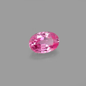 0.49캐럿 천연 핑크 사파이어, 타원형 컷, 5.8×4 mm, VVS