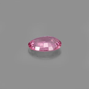 0.51캐럿 천연 핑크 사파이어, 타원형 컷, 6×4.2 mm, VVS