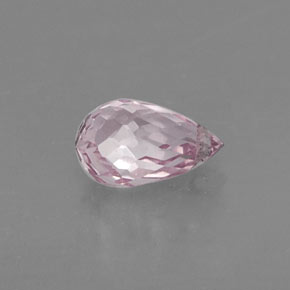 0.69캐럿 천연 라이트 핑크 사파이어, 브리올레트, 6.2×3.8 mm, VS-SI