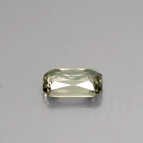 1.12캐럿 천연 라이트 그린 사파이어, 에메랄드 컷, 7.2×5.1 mm, VVS-VS