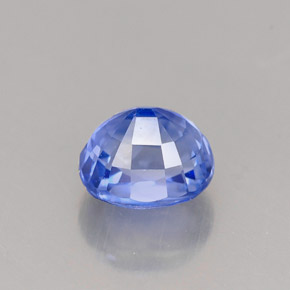 1.02캐럿 천연 바이올렛 블루 사파이어, 타원형 컷, 5.5×4.9 mm, VVS-VS