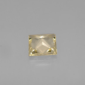 0.82캐럿 천연 골든 옐로우 사파이어, 스퀘어, 5.6×5.5 mm, VVS