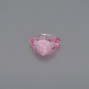 0.64캐럿 천연 핑크 사파이어, 트릴리언, 5.5×5.5 mm, VS