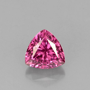 0.71캐럿 천연 퍼플 핑크 사파이어, 트릴리언, 5.2×5.2 mm, VVS