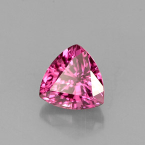 0.71캐럿 천연 퍼플 핑크 사파이어, 트릴리언, 5.2×5.2 mm, VVS