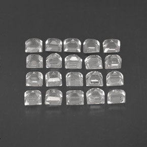 캐럿 천연 화이트 사파이어 보석, 스퀘어, 2.3×2.3 mm, VVS-VS